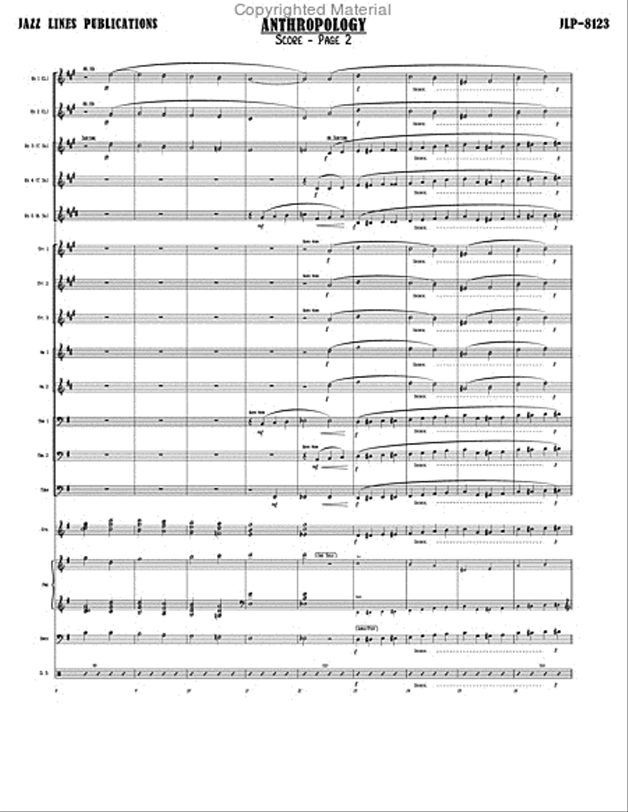 Anthropology Big Band scores gallery preview page 7