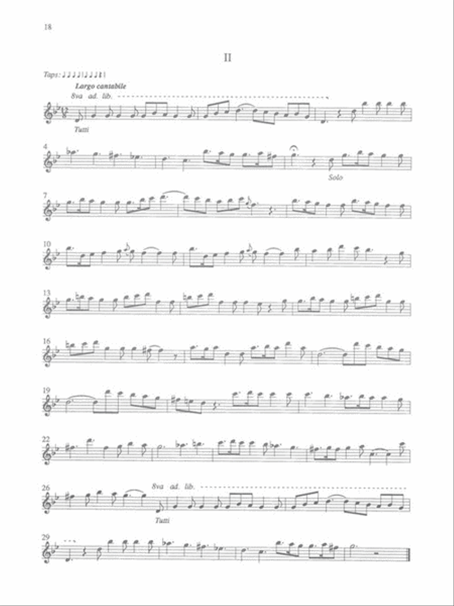 Vivaldi – 3 Concerti for Flute & Orchestra: D Major (RV427); F Major (RV434); G Major (RV438) Flute scores gallery preview page 11