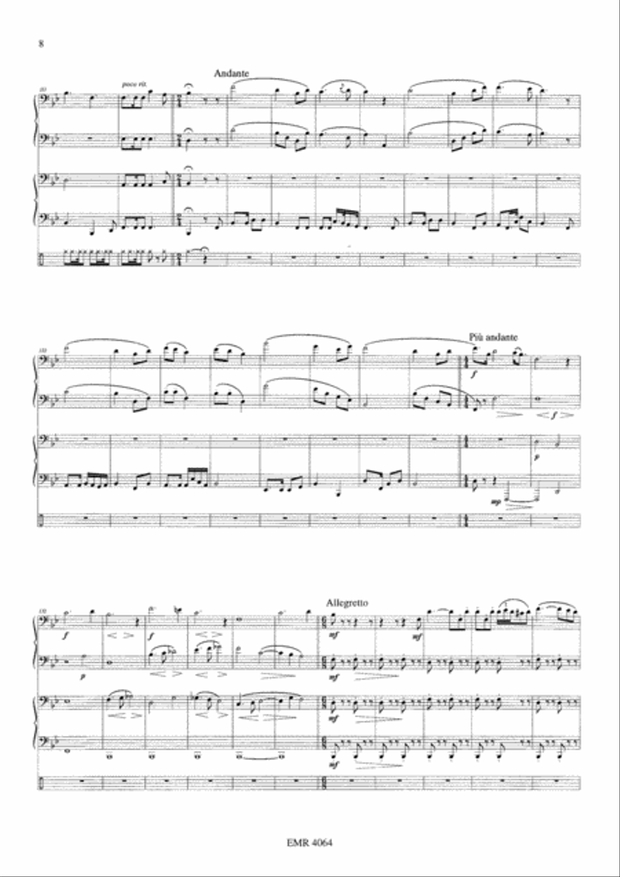 Der Unvollendeten Vollendung Tuba Quartet scores gallery preview page 9