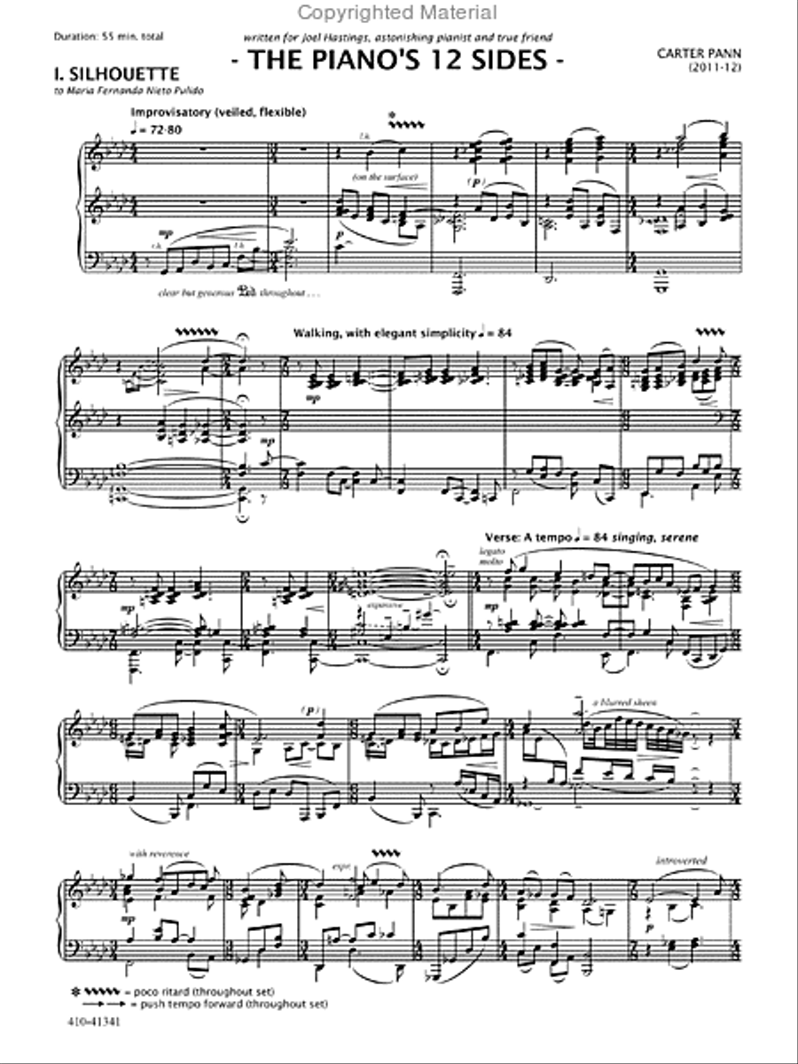 The Piano's 12 Sides Chamber Music scores gallery preview page 2