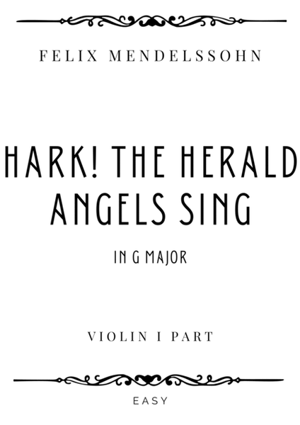 Mendelssohn - Hark! The Herald Angels Sing in G Major - Easy image number null