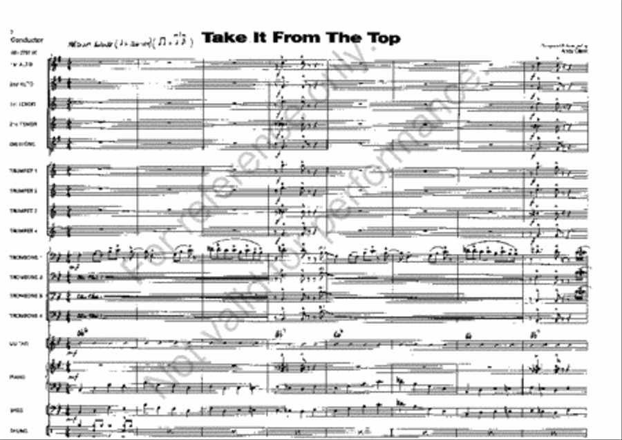 Take It From The Top Take It From The Top Jazz Ensemble scores gallery preview page 2