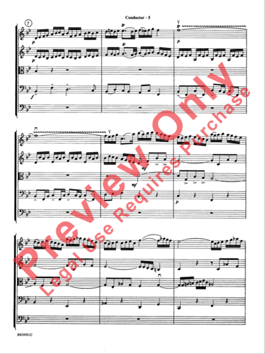 Fugue in G Minor (The Little) String Orchestra scores gallery preview page 7
