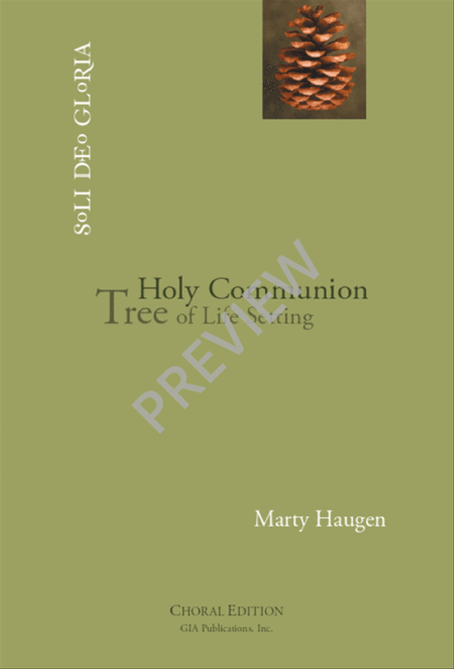 Tree of Life Setting, Holy Communion - Choral edition image number null