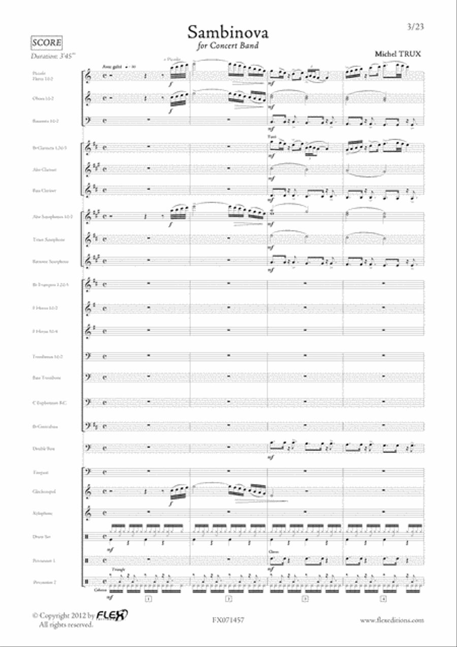 Sambinova Sambinova Concert Band scores gallery preview page 3