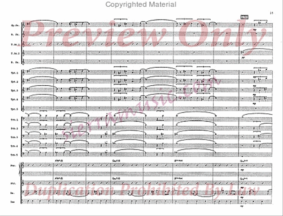 Temple Street Temple Street Jazz Ensemble scores gallery preview page 26
