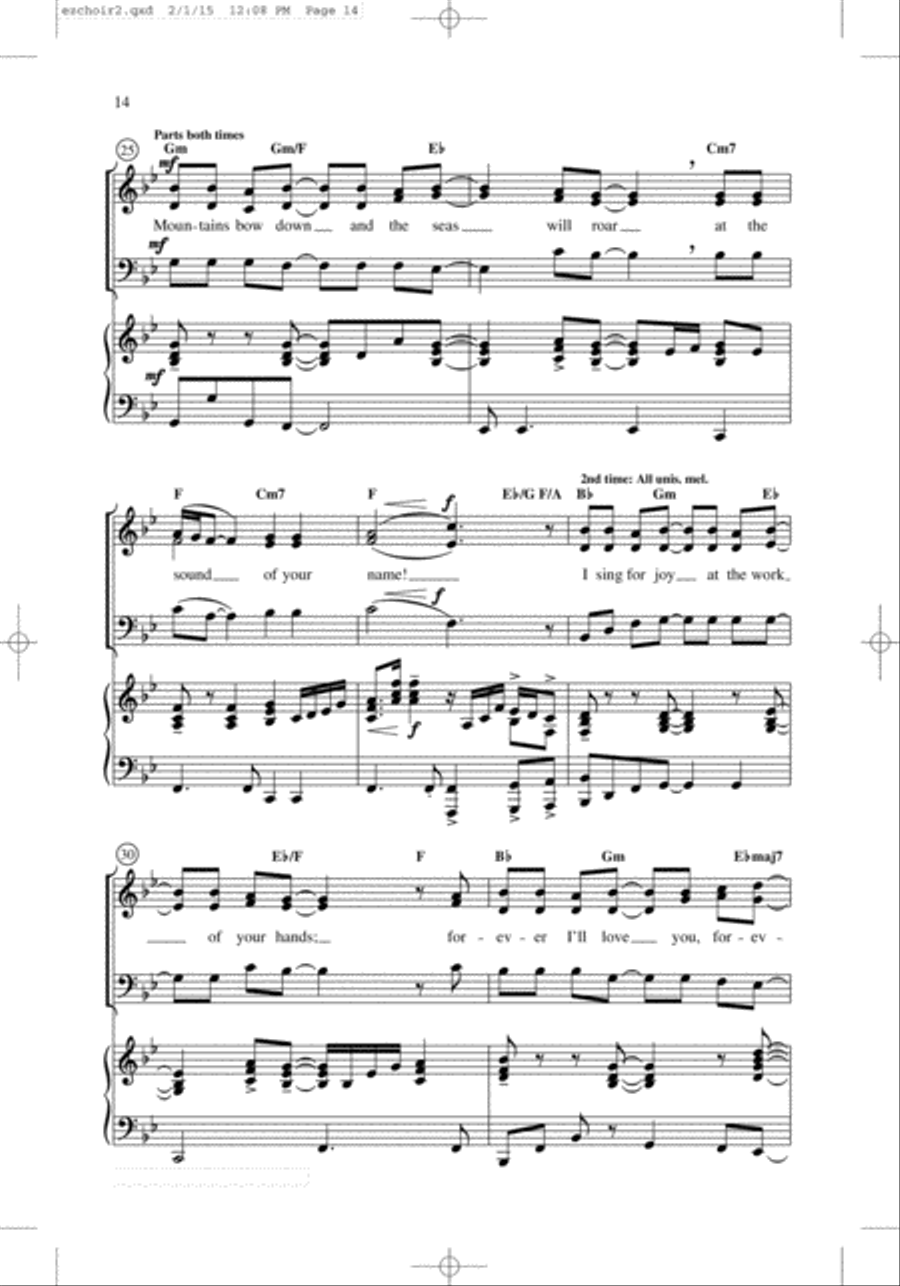 Easy Choir, Vol. 2 Easy Choir, Vol. 2 3-Part scores gallery preview page 12
