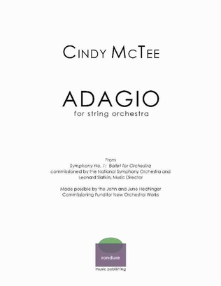Adagio (score and set of parts)