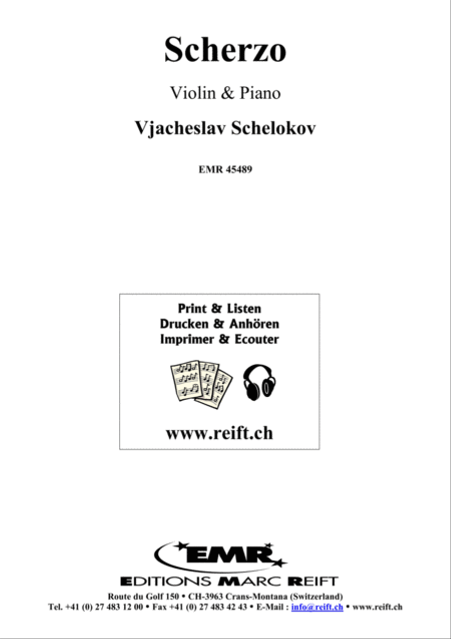 Scherzo Scherzo Violin Solo scores gallery preview page 1
