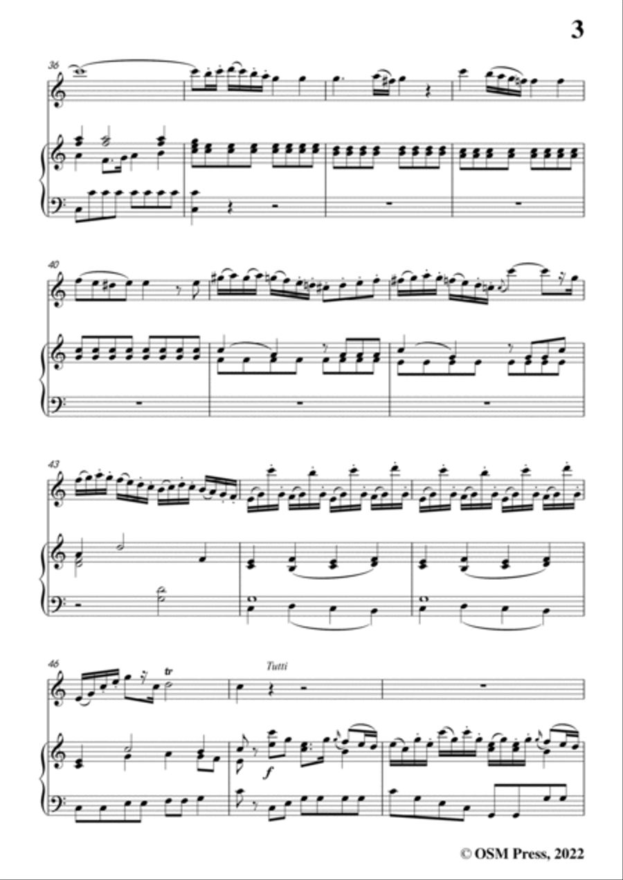 Mozart-Oboe Concerto,K.314,in C Major,for for Oboe and Piano Piano scores gallery preview page 5