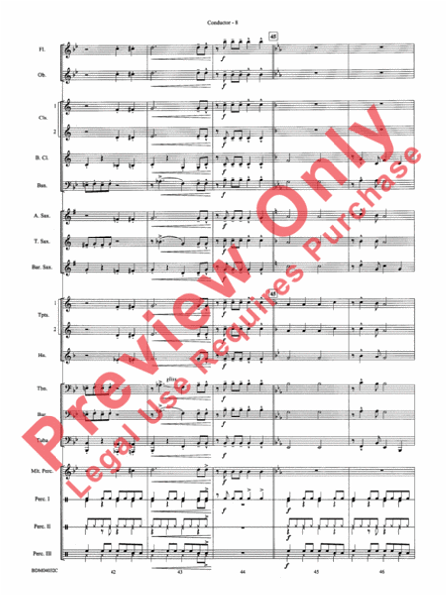 Caribbean Christmas Caribbean Christmas Concert Band scores gallery preview page 10