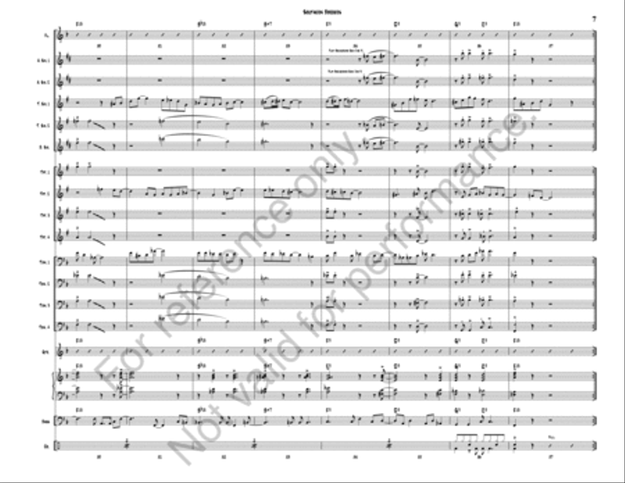 Southern Borders Jazz Ensemble scores gallery preview page 9
