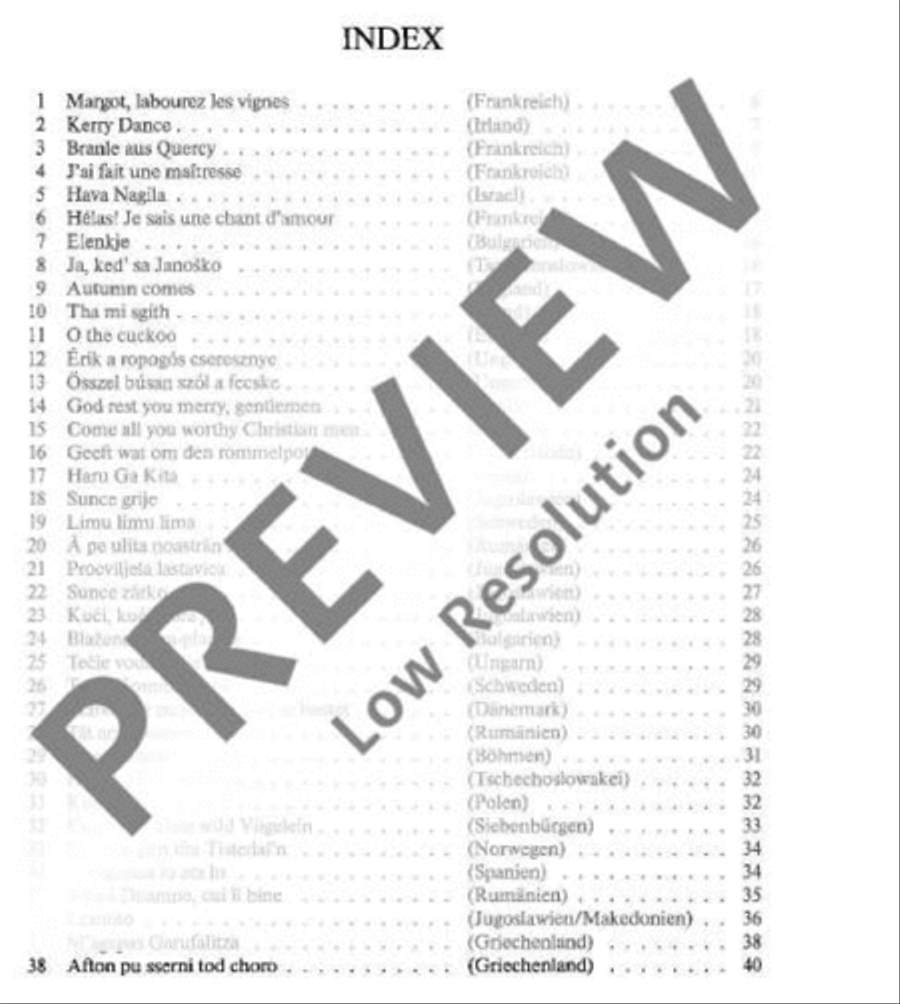 Folklore international Clarinet Duet scores gallery preview page 6