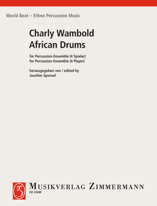 Book cover for African Drums