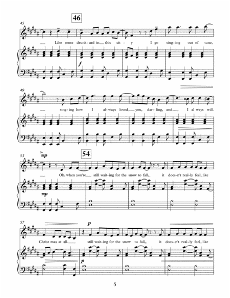 Christmas Lights Violin Solo scores gallery preview page 6