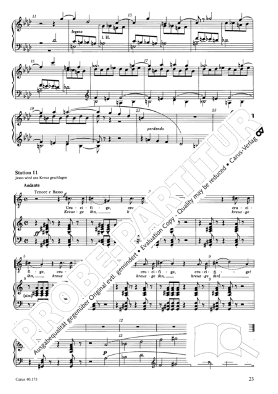Via crucis 4-Part scores gallery preview page 24