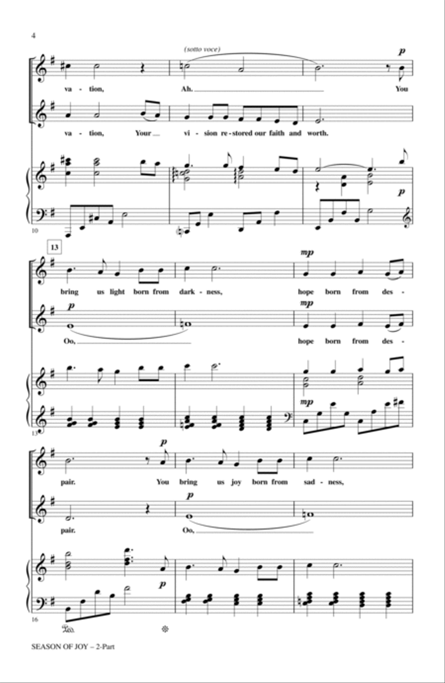 Season Of Joy 2-Part scores gallery preview page 2