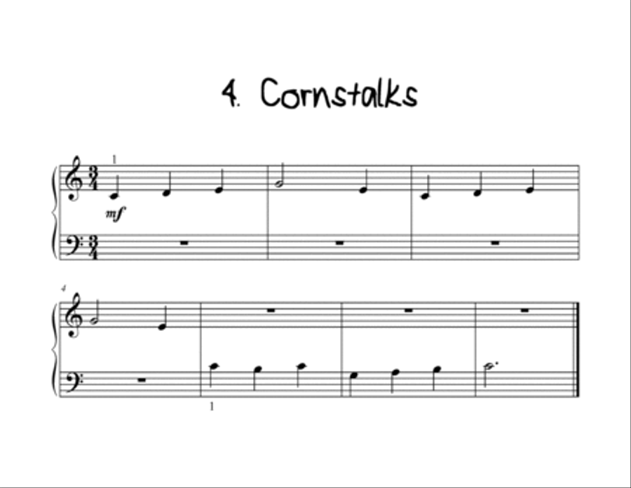 Note by Note sight-reading sheet music for Middle C primer piano students Piano Method scores gallery preview page 6