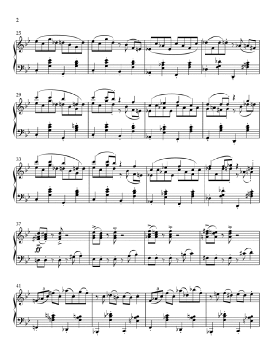 Cute and Wild Piano Solo scores gallery preview page 2