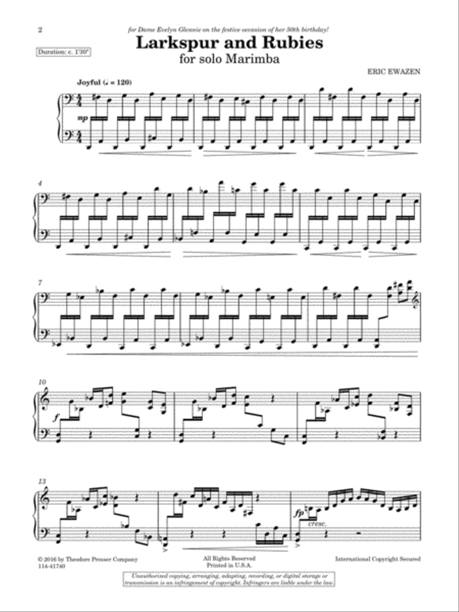 Larkspur and Rubies Larkspur and Rubies Chamber Music scores gallery preview page 2