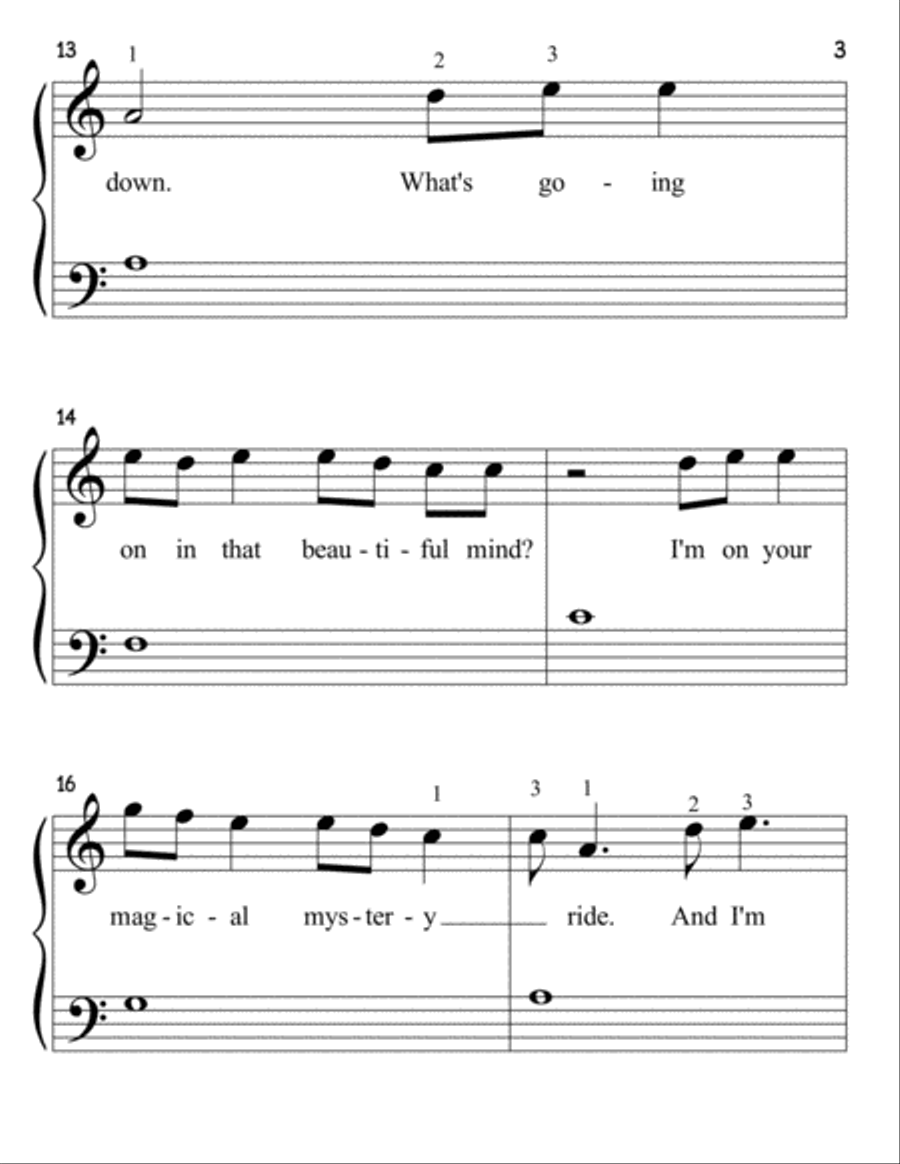 All Of Me Easy Piano scores gallery preview page 3