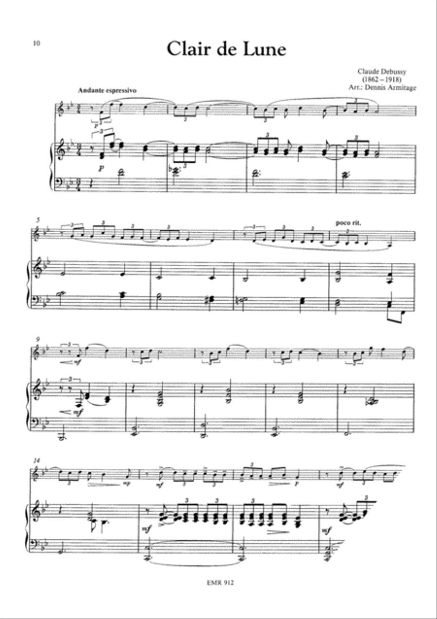 Solo Album Volume 09 Clarinet Solo scores gallery preview page 7