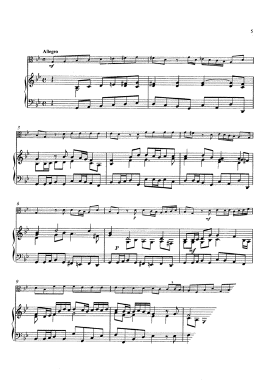 Sonate G Minor Organ scores gallery preview page 6