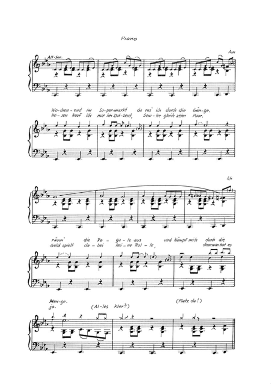 Treibjagd Durch Den Supermarkt Orchestra scores gallery preview page 4