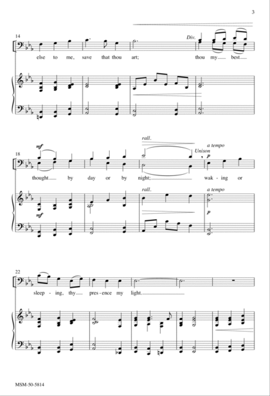 Be Thou My Vision 4-Part scores gallery preview page 3