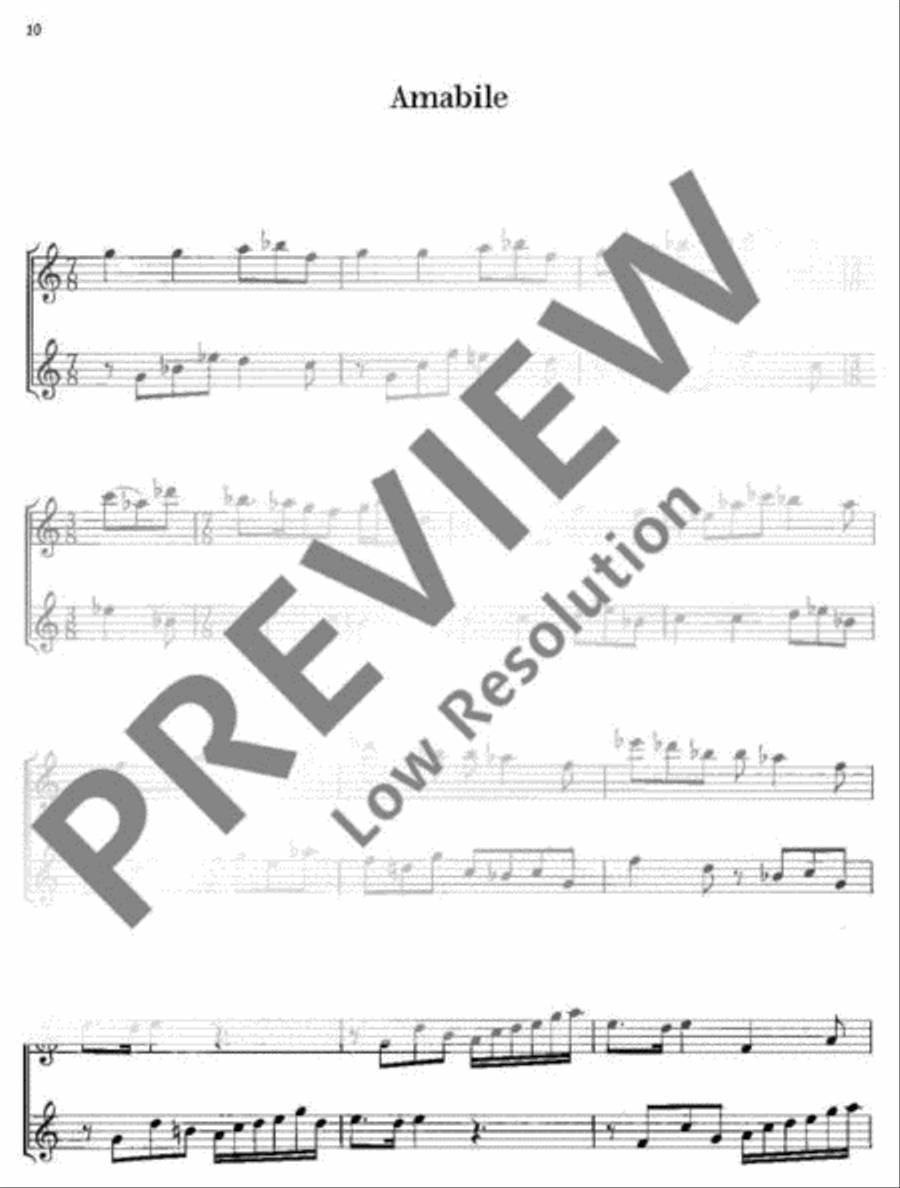 Dance piece Dance piece Alto Recorder scores gallery preview page 11