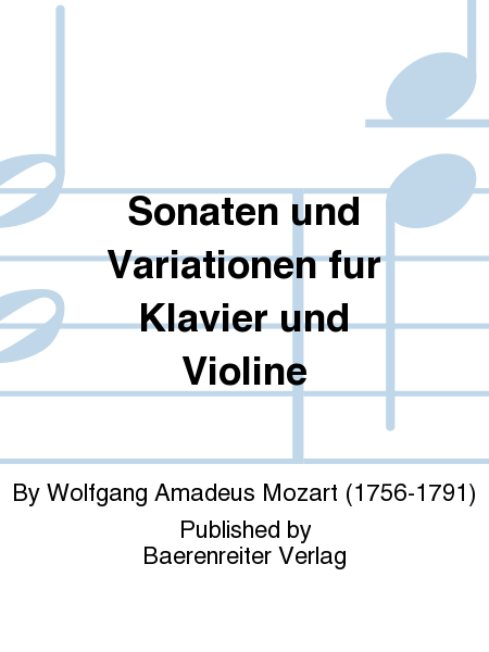 Sonaten und Variationen für Klavier und Violine