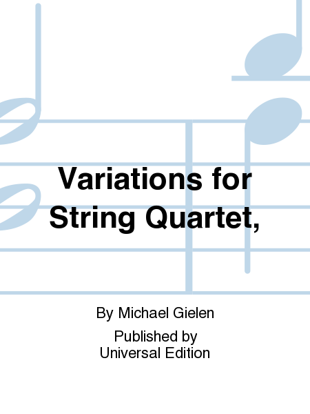 Variations for String Quartet