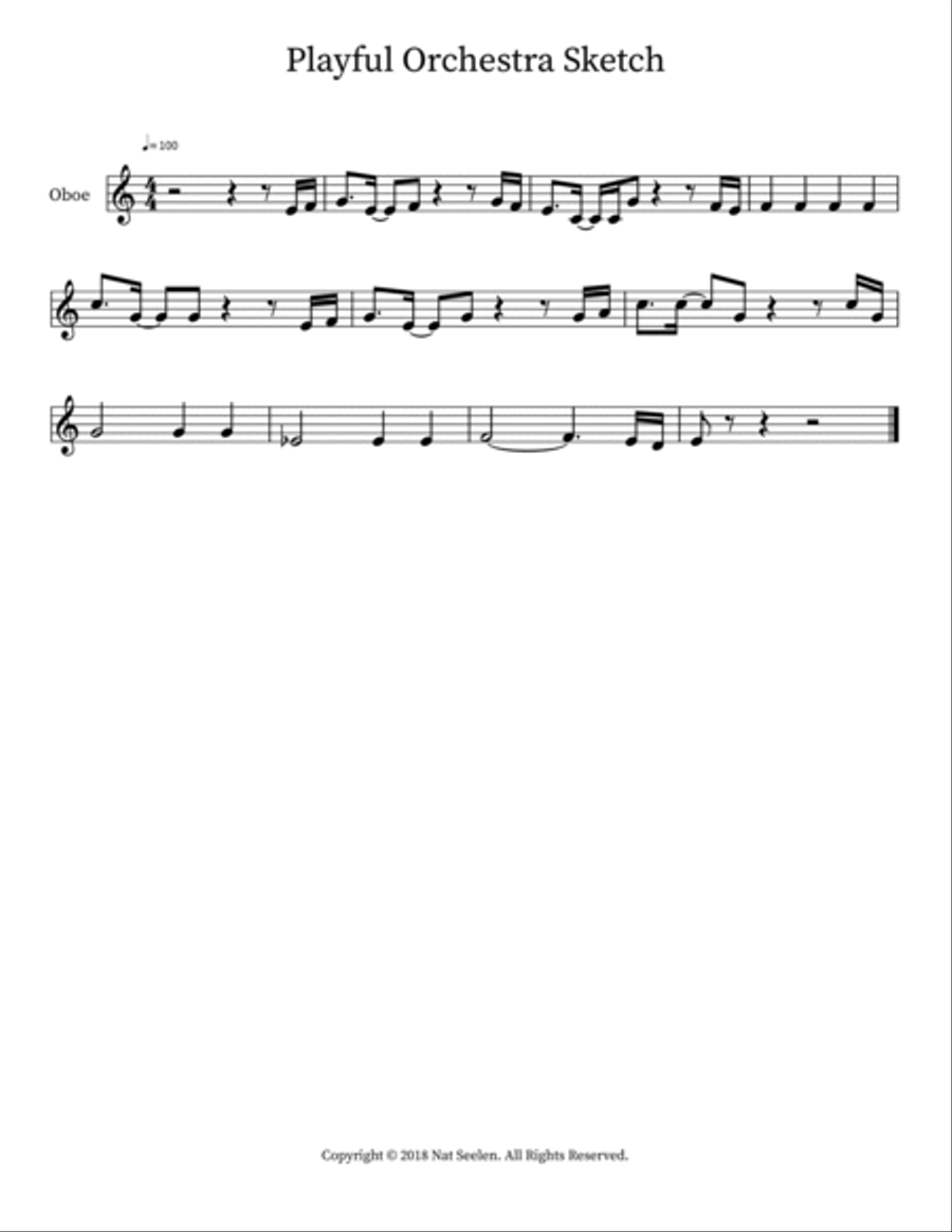 Playful Orchestra Sketch Playful Orchestra Sketch Orchestra scores gallery preview page 5