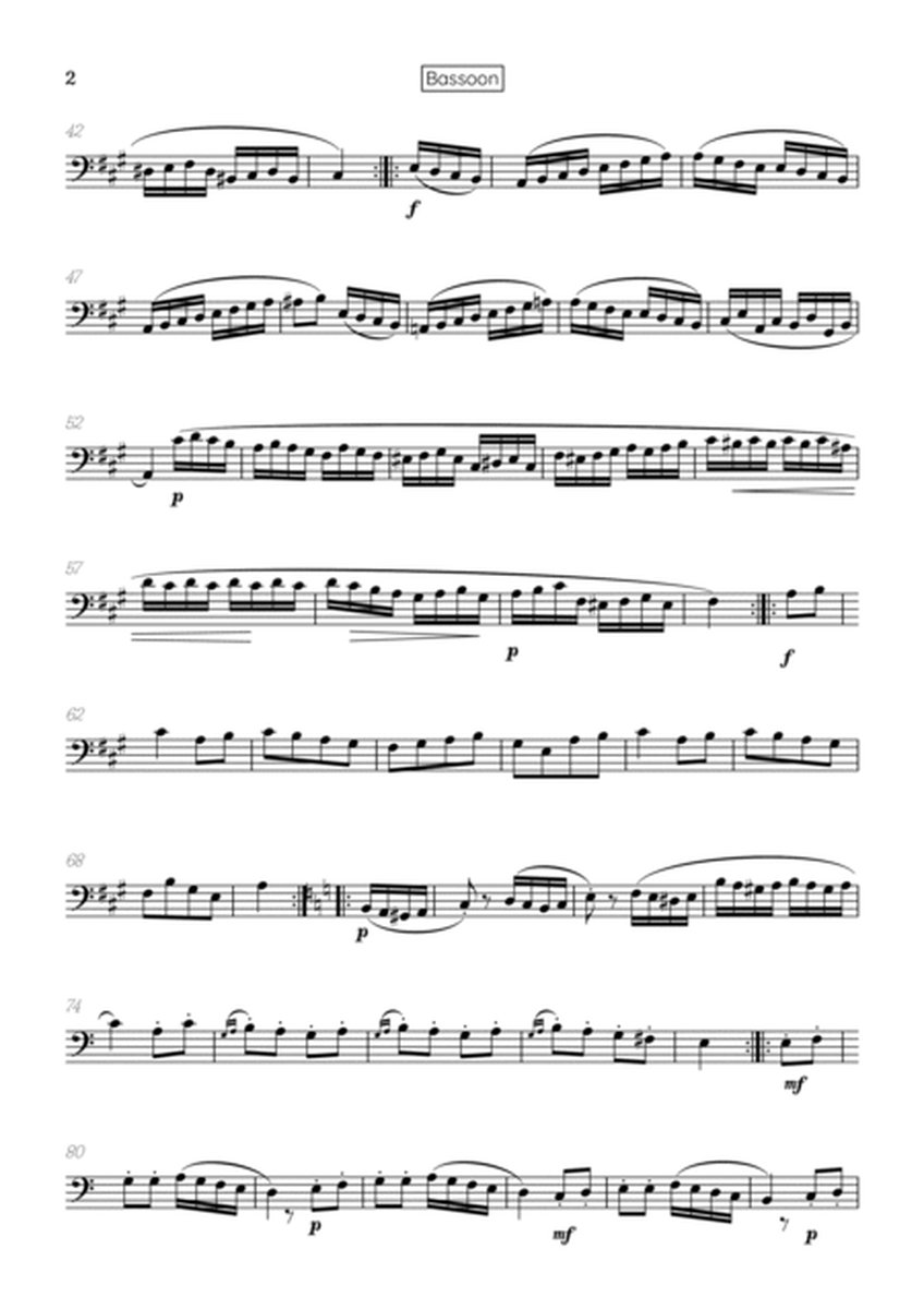 Rondo Alla Turca (Turkish March) • bassoon sheet music image number null