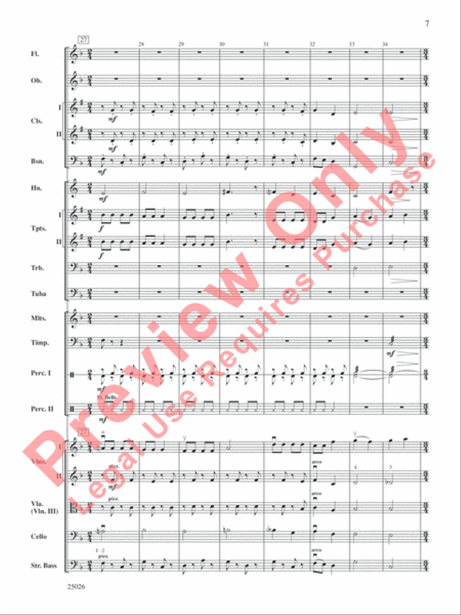 Christmas Comes Again . . . in About Three Minutes Full Orchestra scores gallery preview page 8