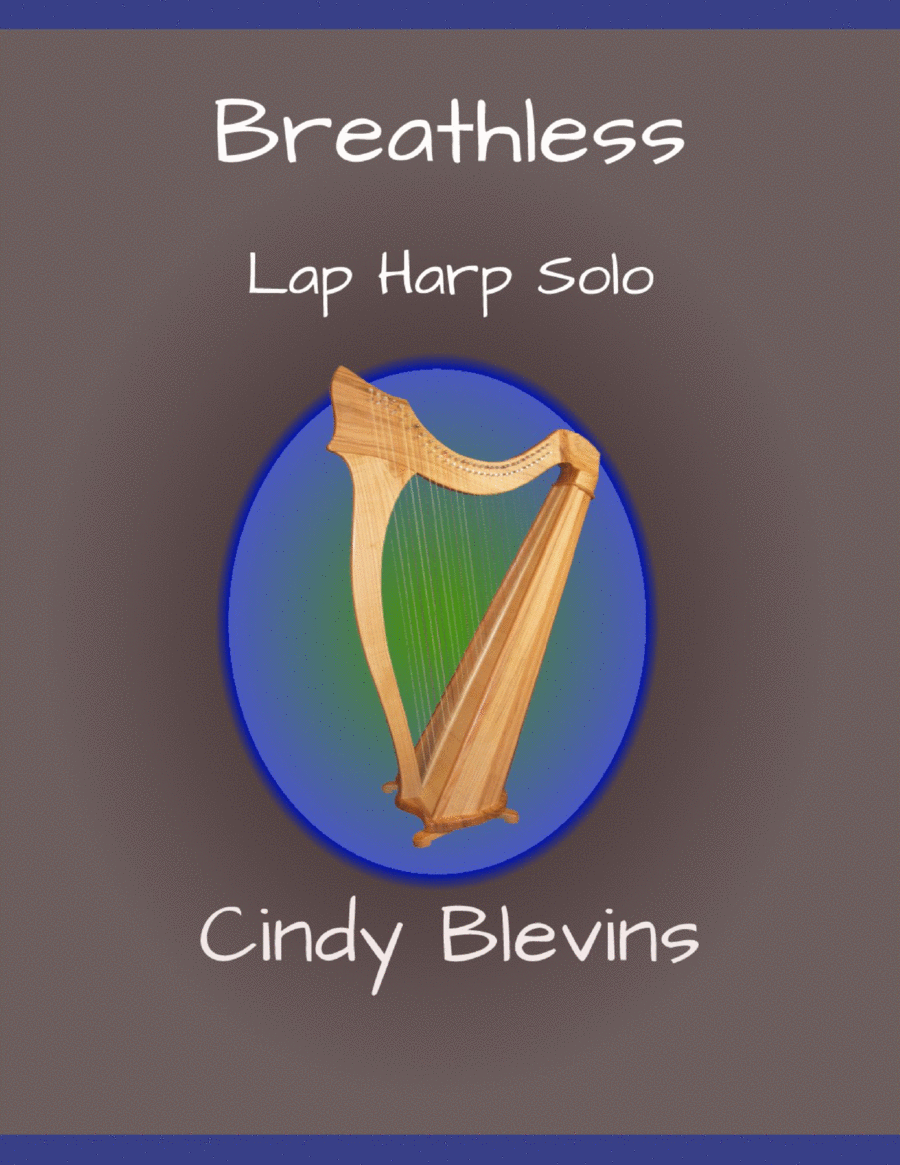 Breathless, original solo for Lap Harp Lap Harp scores gallery preview page 1