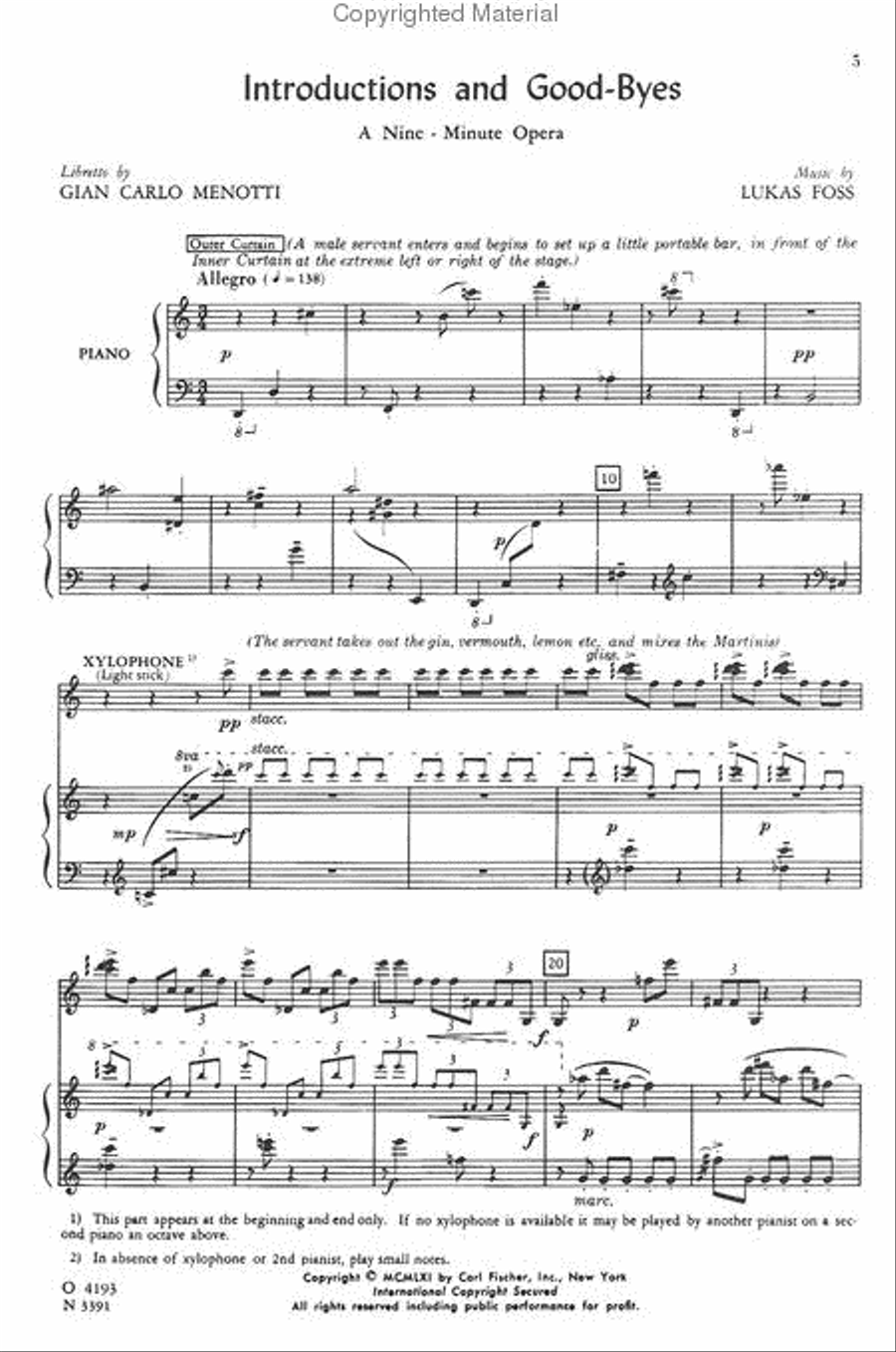 Introductions And Good-Byes Voice scores gallery preview page 2