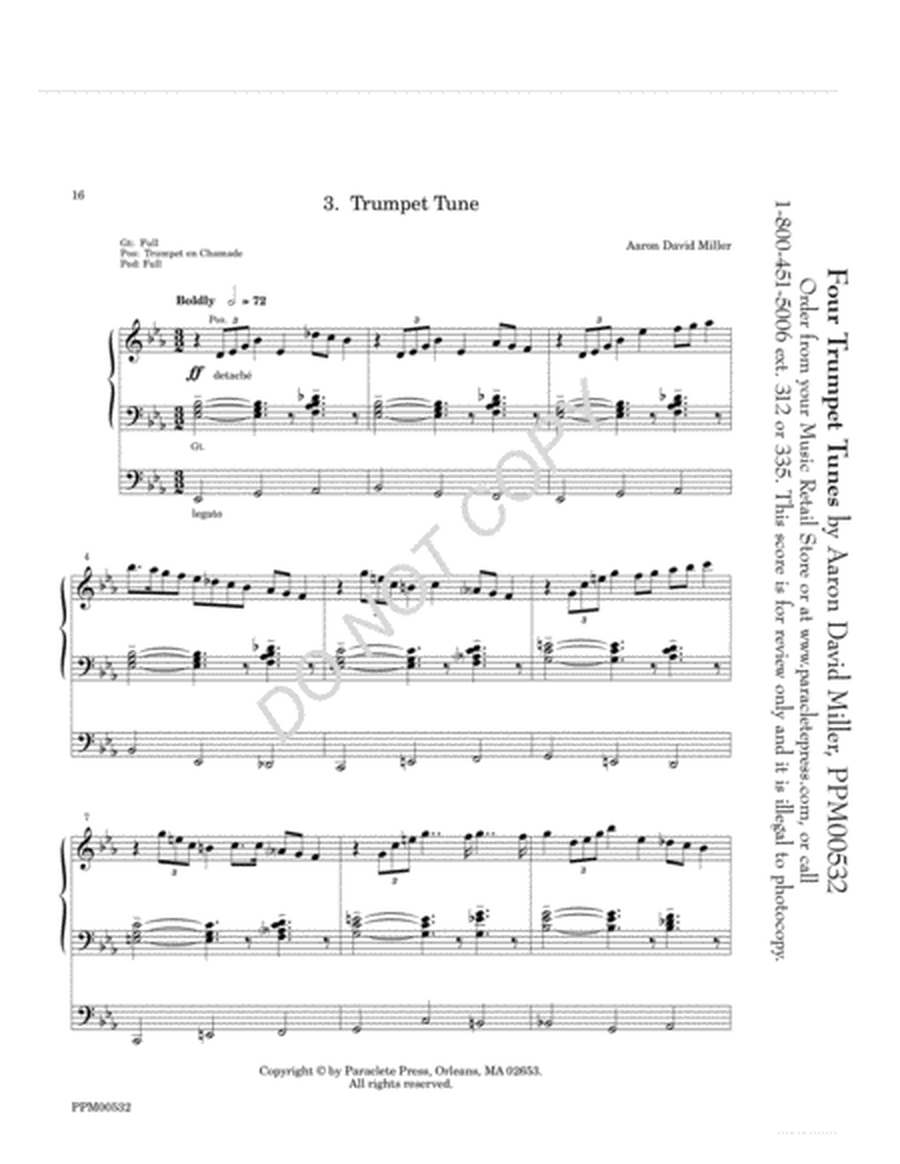 Four Trumpet Tunes