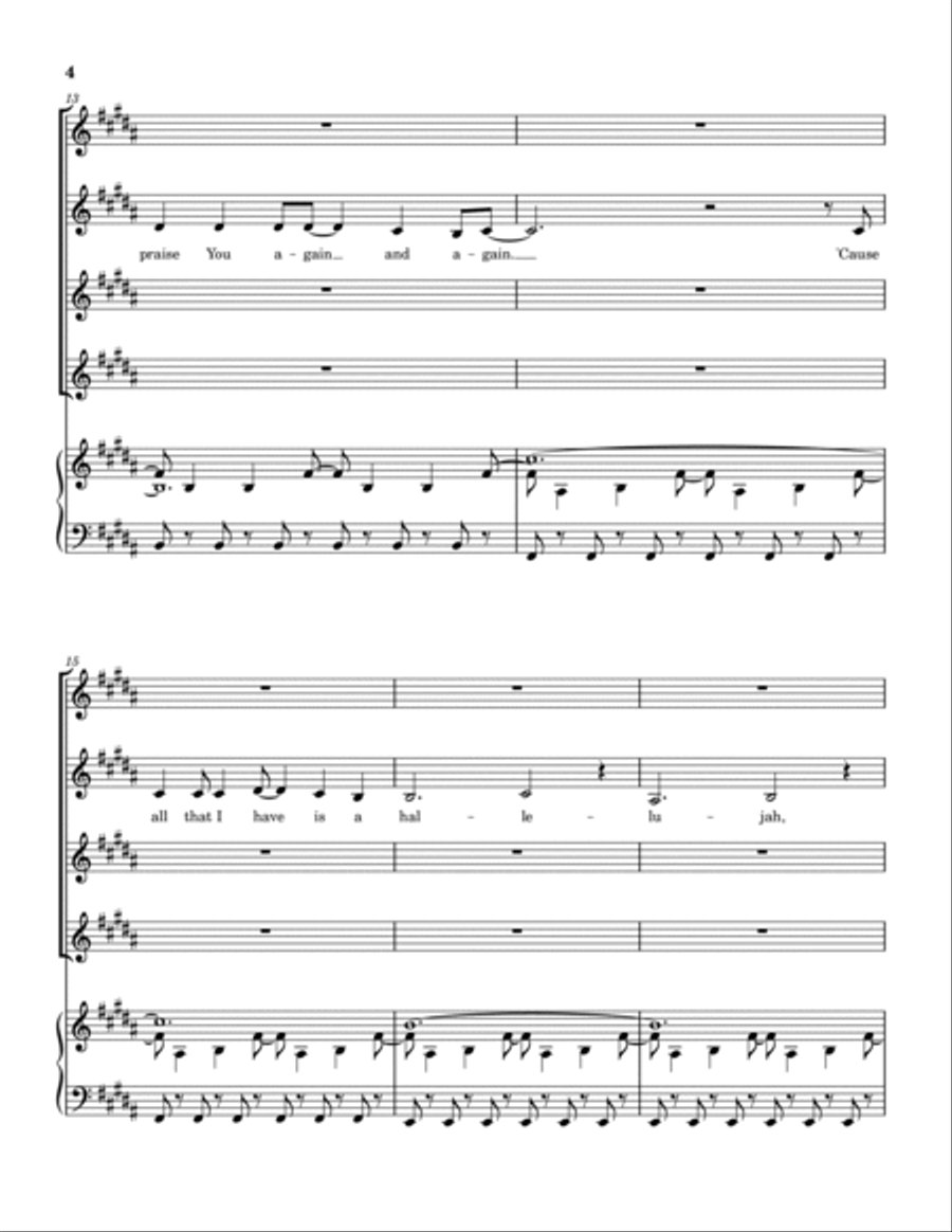 Gratitude SSAA scores gallery preview page 5