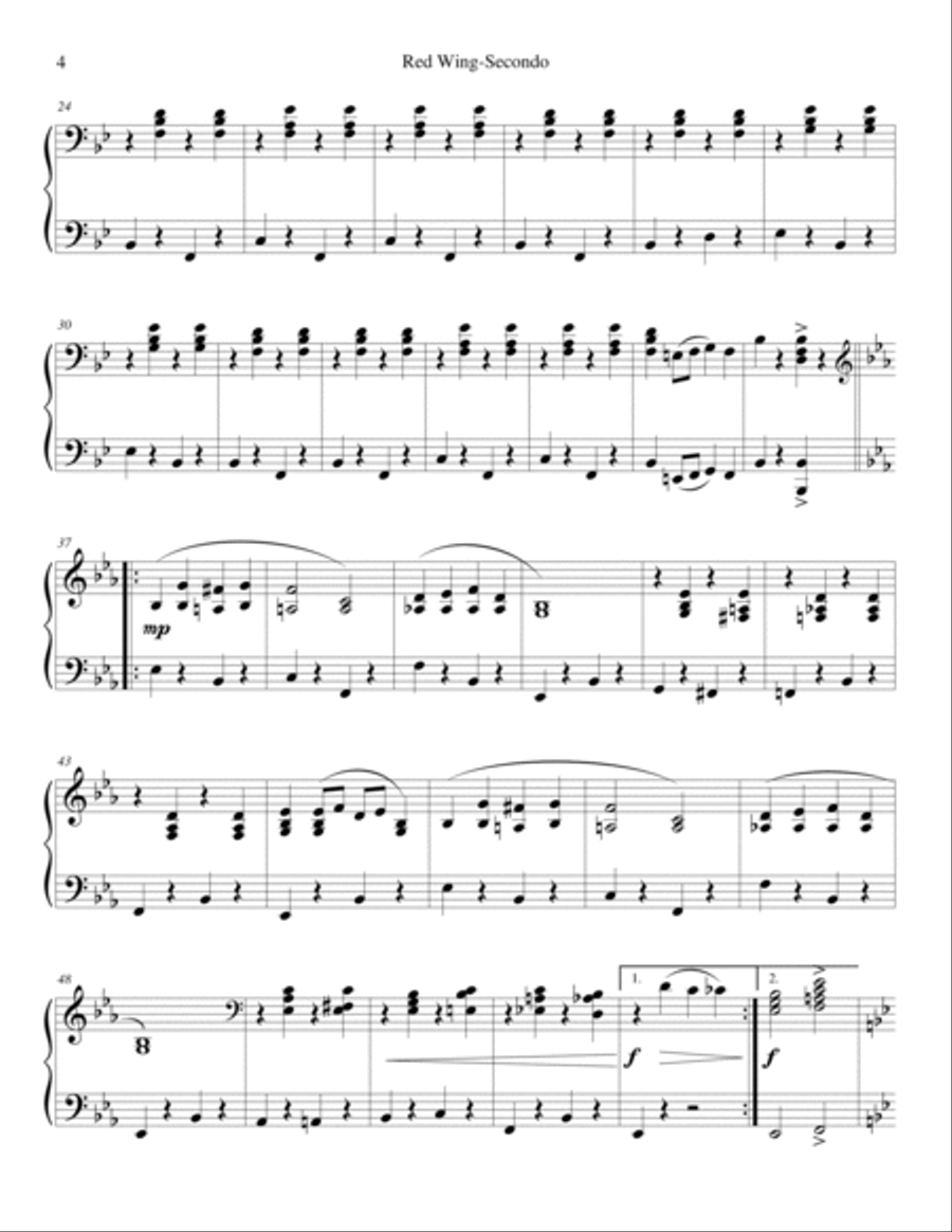 Red Wing Piano Method scores gallery preview page 4