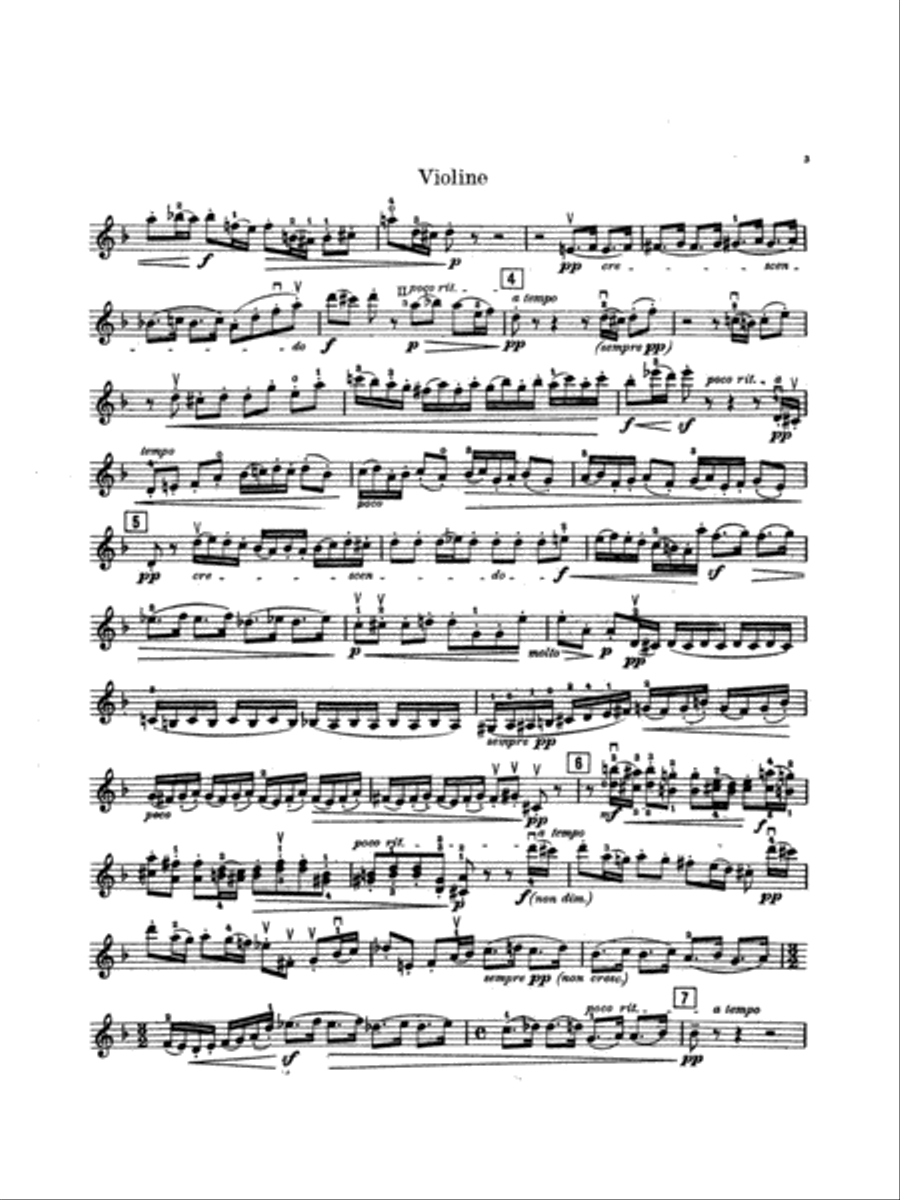 Reger: Suite in Olden Time, Op. 93 Violin scores gallery preview page 3