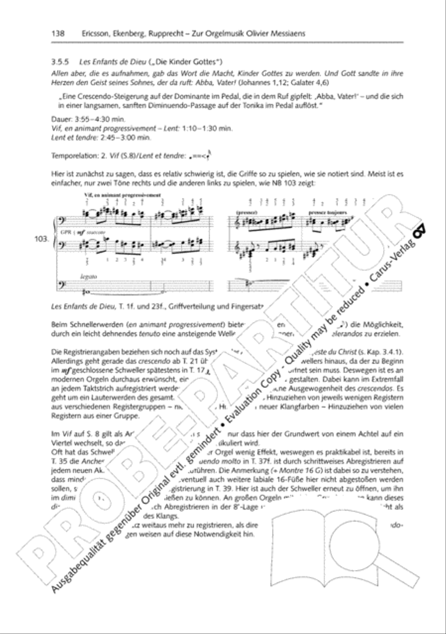 Orgelschule zur historischen Auffuhrungspraxis Organ Solo scores gallery preview page 139
