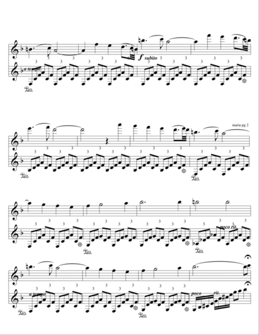 ST MARY'S SONG FLUTE SOLO by Joe Procopio Small Ensemble scores gallery preview page 4