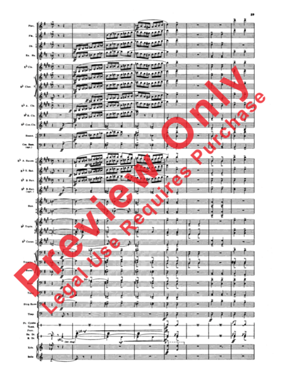 Armenian Dances, Part 1 Concert Band scores gallery preview page 60