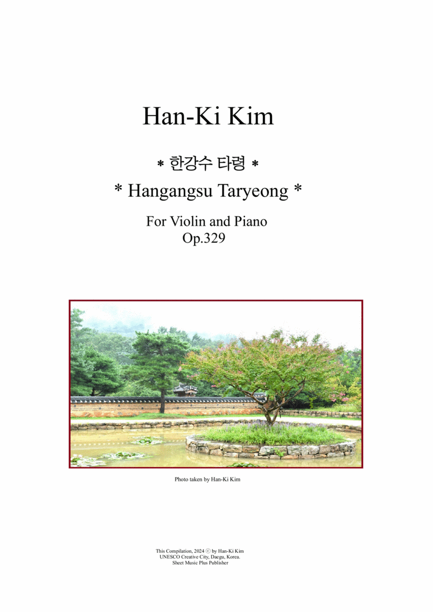 Hangangsu-Taryeong (For Violin and Piano) image number null