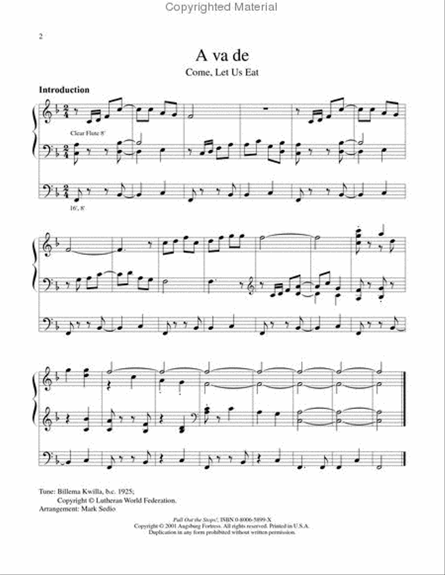 Pull Out the Stops!, Volume 1 Organ scores gallery preview page 2