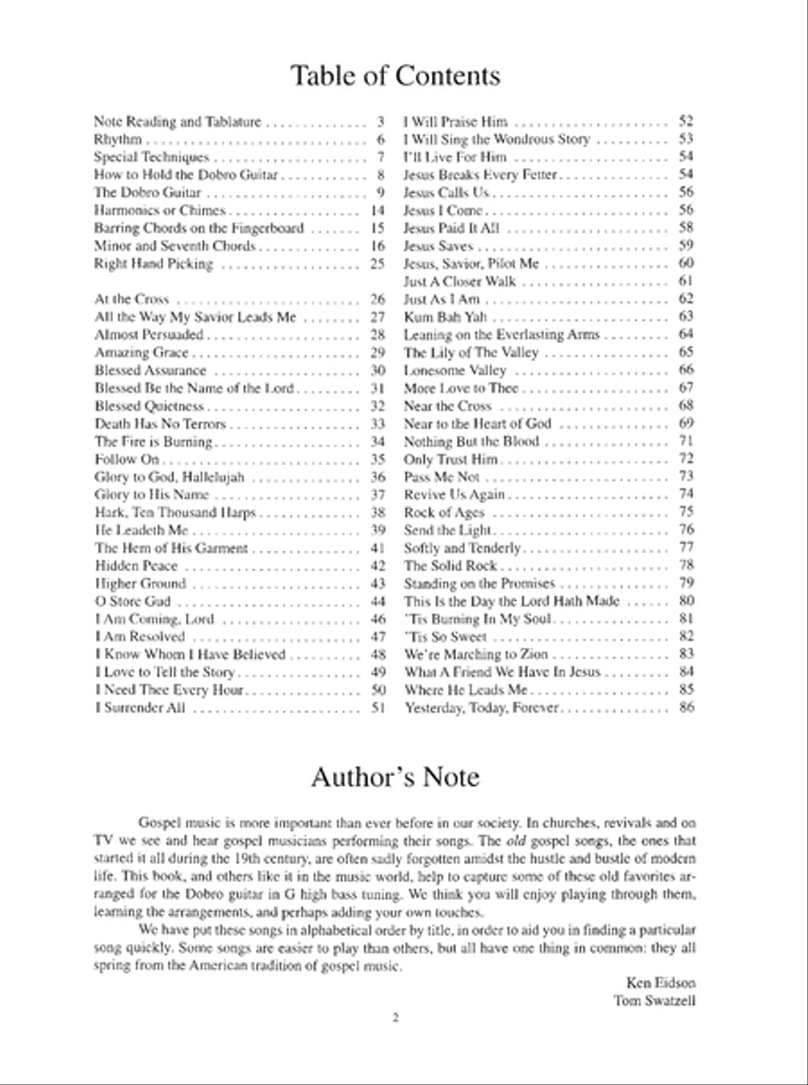 Gospel Dobro Gospel Dobro Dobro scores gallery preview page 4