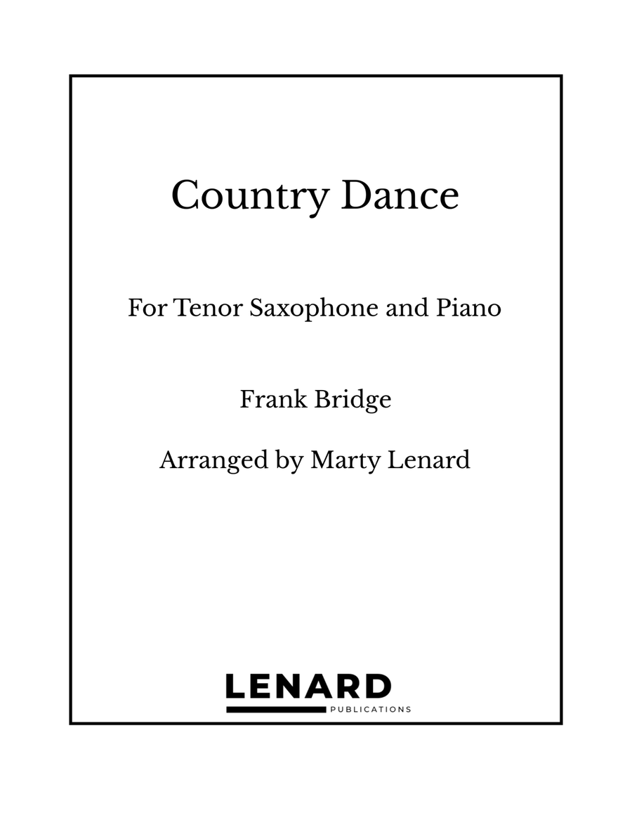 Country Dance Country Dance Tenor Saxophone scores gallery preview page 1