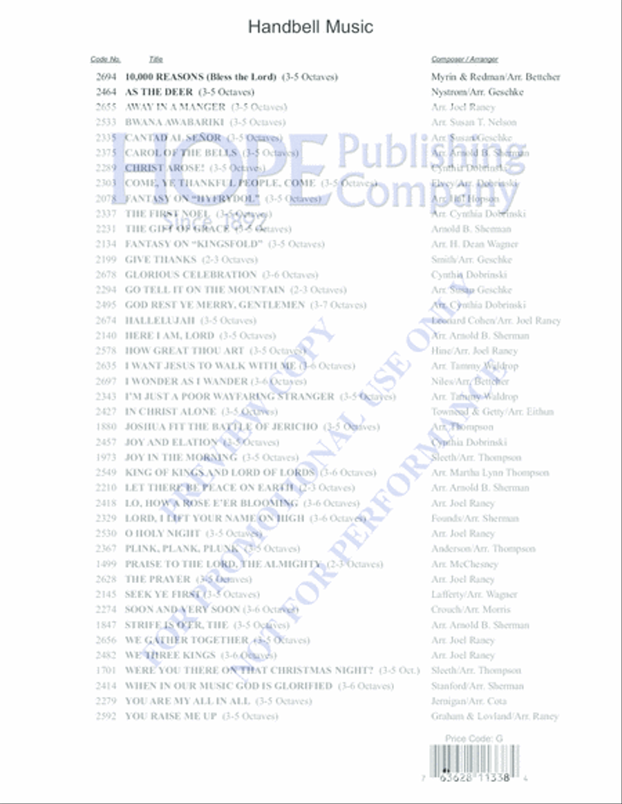 Jubilate Noel Jubilate Noel 3-Octaves scores gallery preview page 8