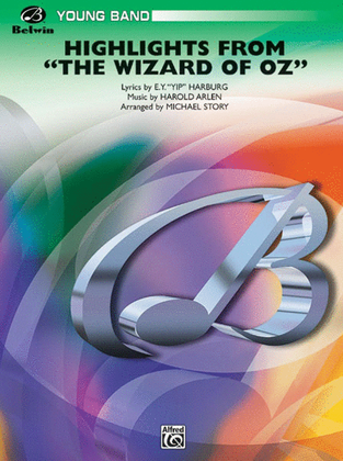 Book cover for The Wizard of Oz, Highlights from
